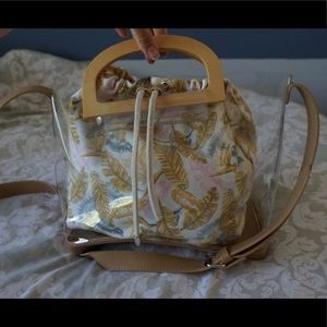 Clear bag with insert